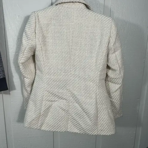 VERO MODA Women's Tweed Double-Breasted Blazer Size 4 EUC