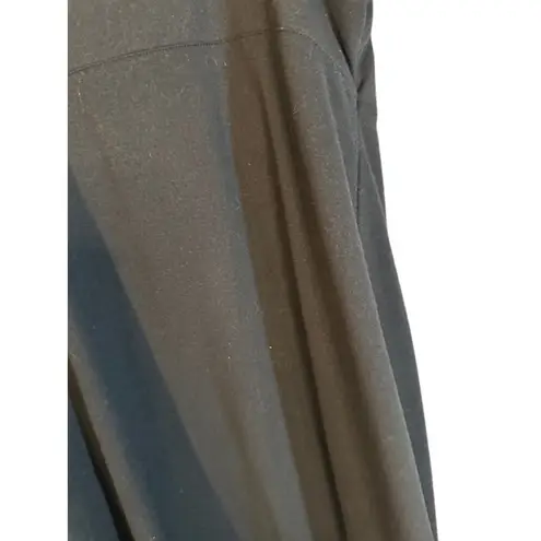 Alpine Design Black Sleeveless Ruched Front Knee Length Dress Women Sz S