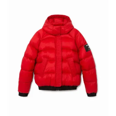 Desigual x Ecoalf Women’s Limited Edition Short Hooded Puffer Jacket Size US XS