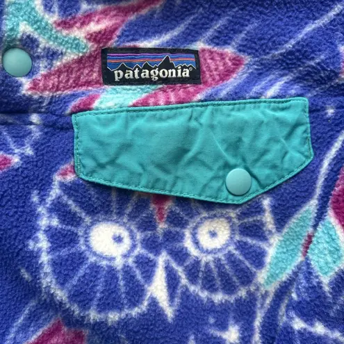 Patagonia  HARVEST MOON OWL Pullover SYNCHILLA Women’s Size XS