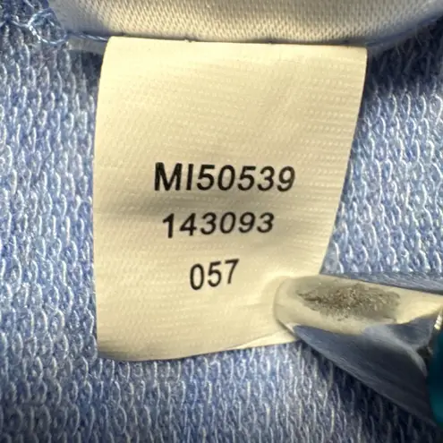 cupio Drape Front Cardigan Sweater Open Knit Lightweight Blue 2X