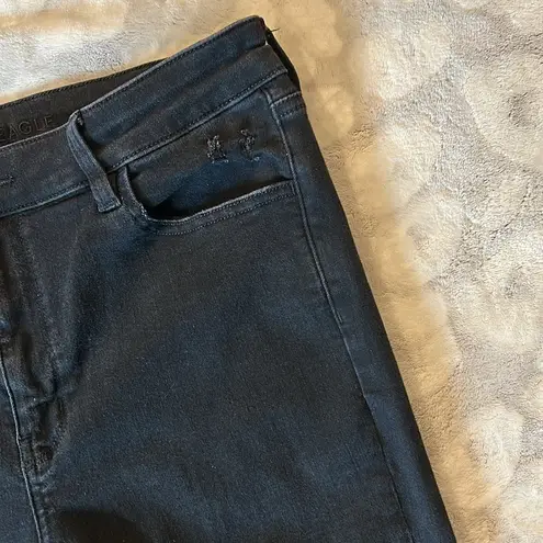 American Eagle  Next Level Stretch Hi Rise Jegging Jeans Black Size 16 Long