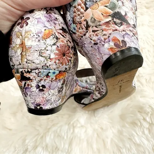 Tabitha Simmons Juniper Floral wedge sandals Size 6