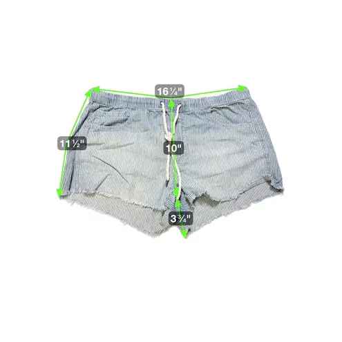 Aerie  Striped Drawstring Shorts‎ size M