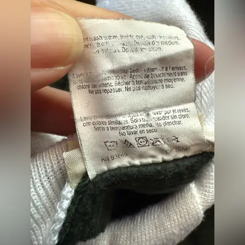 Vintage Top Stitch winter holiday owls sweatshirt, size large Green