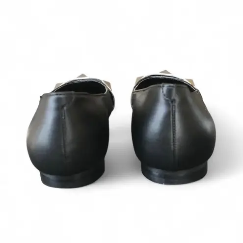 Marc Fisher  Women’s Black Loafers with Metallic Accents Size 7 M thumbnail 6