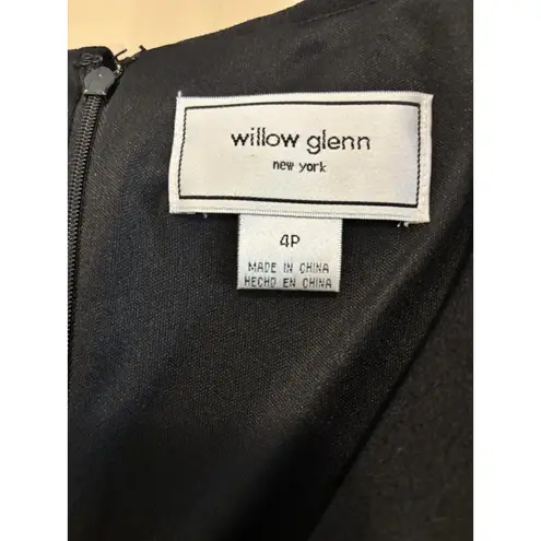 Willow Glenn Women Dress Black 4P Cap Sleeve Rushed Clueless Preppy Academia