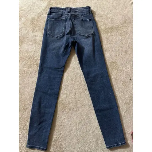 Silver Jeans Silver Suki Super Stretch Women's Skinny Mid Rise Blue Denim Embroidered Sz 26