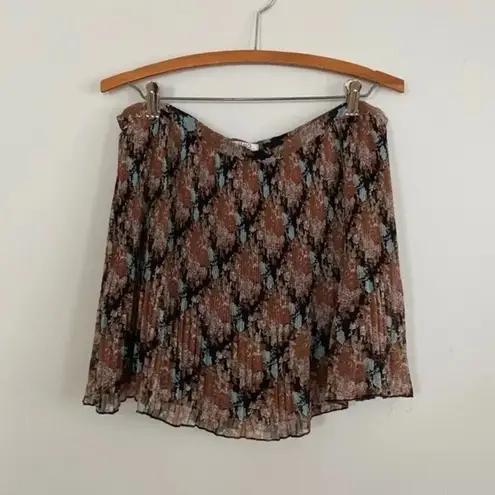 Buffalo David Bitton Brown Pleated Skirt