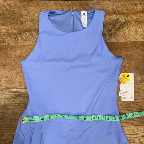 NEW 90° By Reflex Light Blue Renaissance Dress Sleeveless Pleated Dress