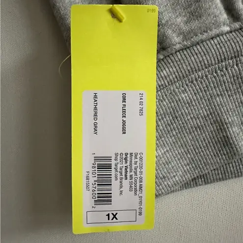 All In Motion Women's Fleece High Rise Jogger Sweatpants Size 1X