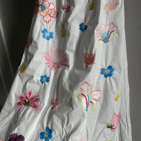 Fanm mon Maddie dress size XS Embroidered Maxi New White