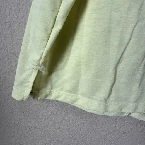 All In Motion Cropped Bright Yellow Glitter Crop Top Shirt Size XS