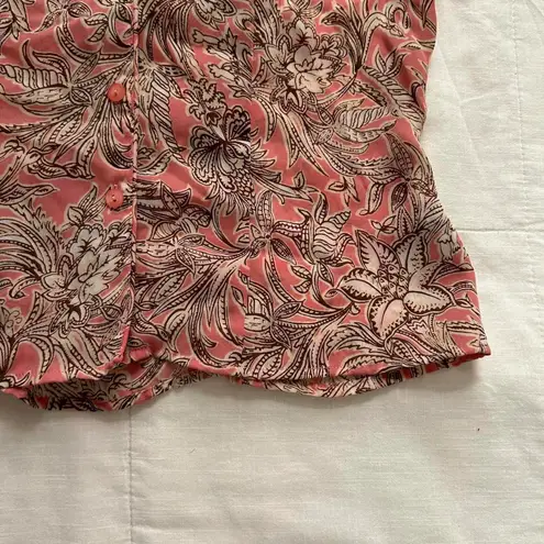 Vintage pink Floral button thumbnail 5