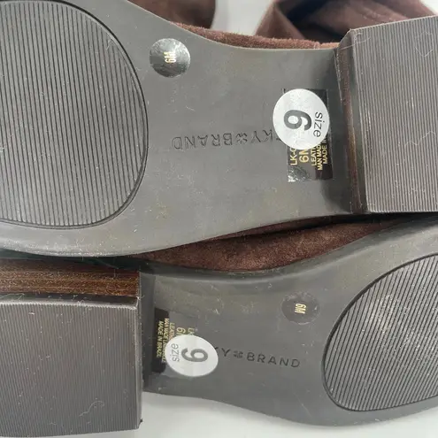 Lucky Brand  Calypso Boots Size 6 Tall Over The Knee Suede Chocolate Brown Suede