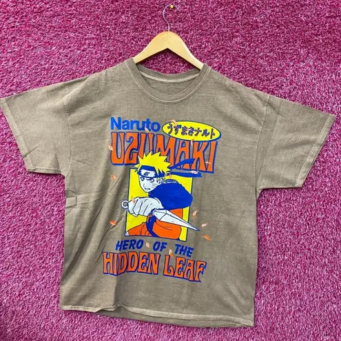 Naruto Uzumaki Hero Of The Hidden Leaf Anime T-Shirt XL