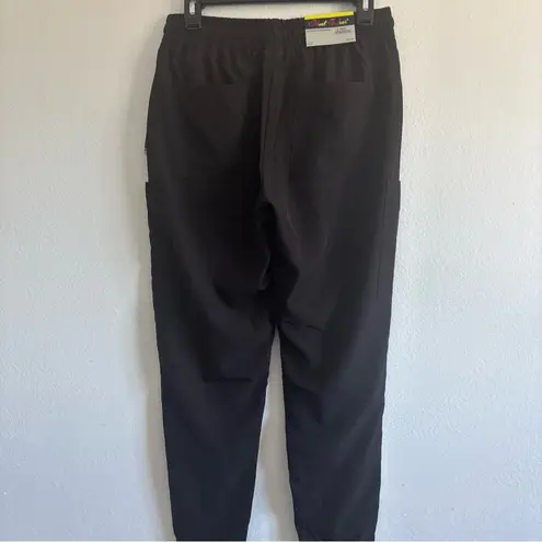 Heal Wear Black Scrub Pants Many Pockets DDP017 Size Small NEW