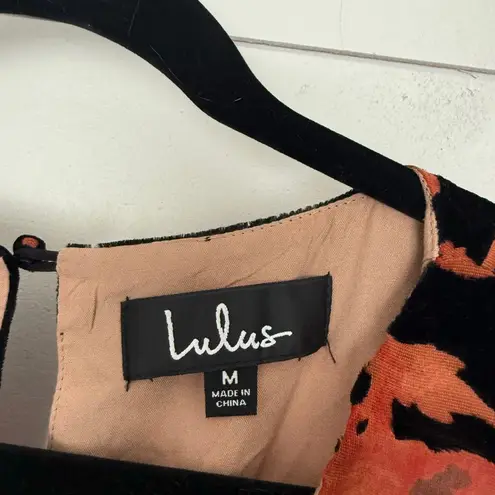 Lulus  Women’s Medium Crushed Velvet Mini Dress Short