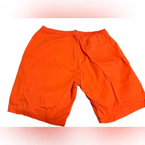 Bright Orange Casual Shorts – Lightweight Comfort Fit Size M