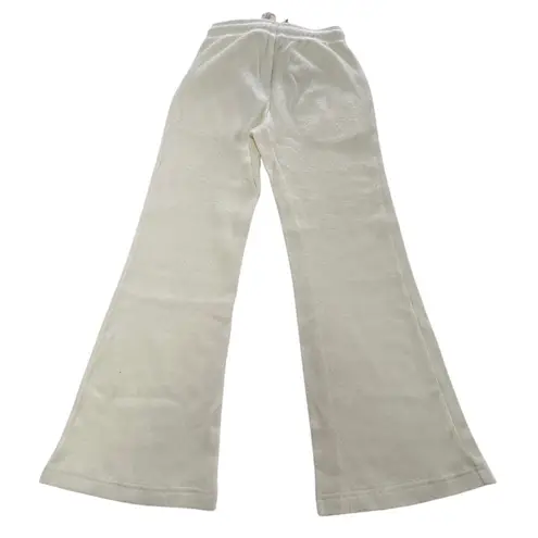 Twenty Montreal Pants Womens XS Ivory Flare Drawstring Corduroy Lounge Canada