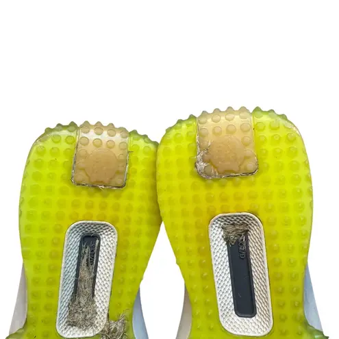 G/FORE Golf Shoes Womens Size 6 Stone Lime Spikeless Kiltie G4LF23EF53 White