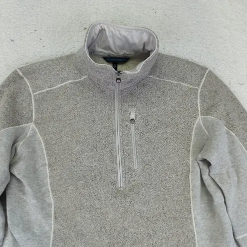 Kuhl Interceptr Fleece Pullover Women's Large 1/4 Zip Gorpcore Jacket Quarter Tan