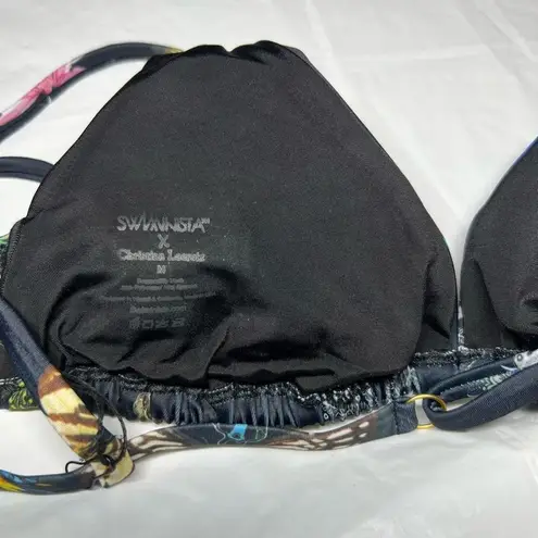 Christian LaCroix Swiminista X Butterfly on Parade Print Bikini Top