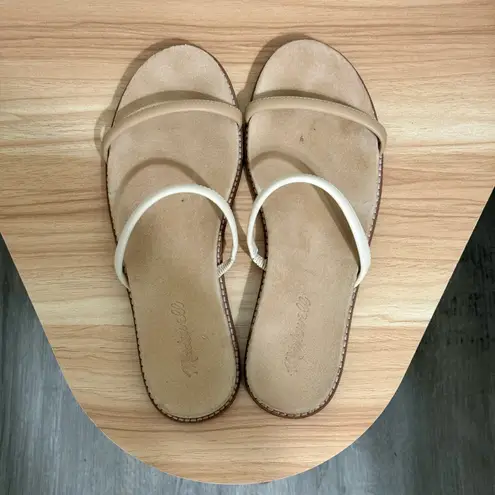 Madewell Paris Strappy Nude Tan Sandals 7.5