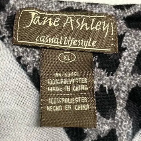 Jane Ashley Black and Gray Midi Sundress