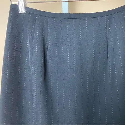Norton Mcnaughton 8 Petite Pin Stripe Pencil Skirt office Career Classic