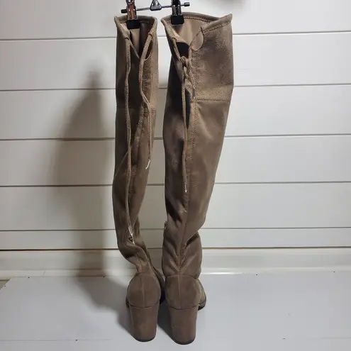 Marc Fisher  Over The Knee Suede Brown Boots. Size: 8M