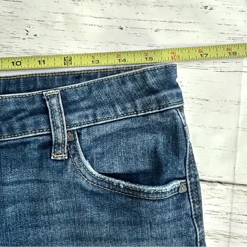 Kut From The Kloth Kut From The Cloth Gidget Shorts Womens 8 Blue Jean Denim Fray Hem Stretch