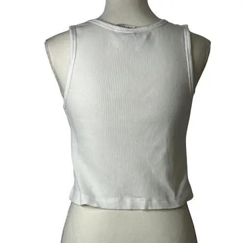 R13 Distressed Tank Top in Ecru Medium New Womens Sleeveless Beater