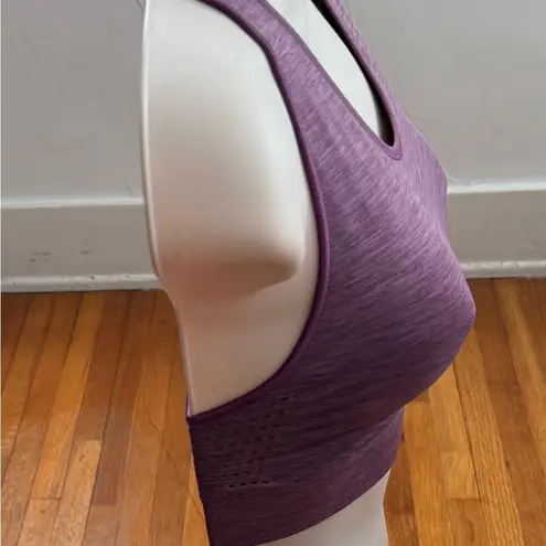 Sweaty Betty Stamina Purple raceback moisture wicking Sports Bra, size S gym
