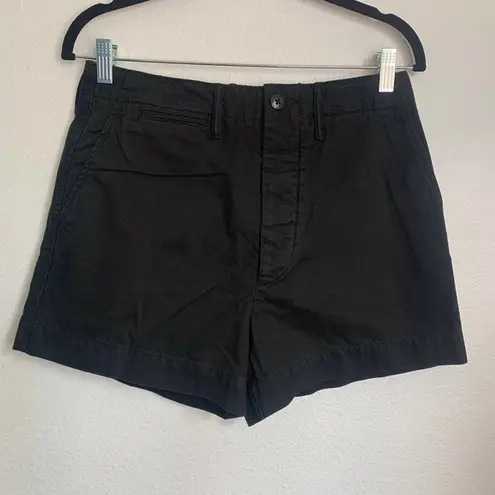 RE/DONE NWT 90s Trouser Shorts in Washed Black