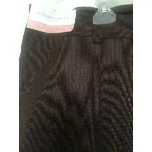 Liz Lange Maternity Women's Plaid Casual Dress Pants Cuffed Size 12 Multi-Color