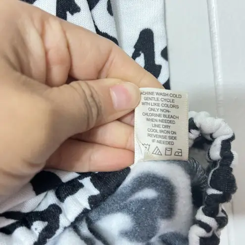 No Comment Hoodie Lightweight Cropped White/Black Size L EUC White Size L