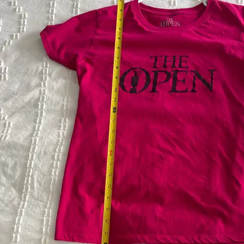 The Open Bright Pink T