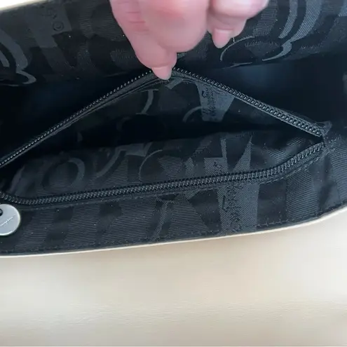 Salvatore Ferragamo Vara Beige Leather Shoulder Bag