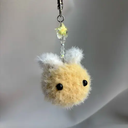 Crochet Bee Keychain