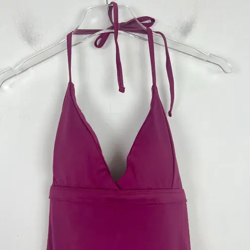 ANDIE NWT Swim The Lagos One Piece Swimsuit Flat Plum Size Large L NEW