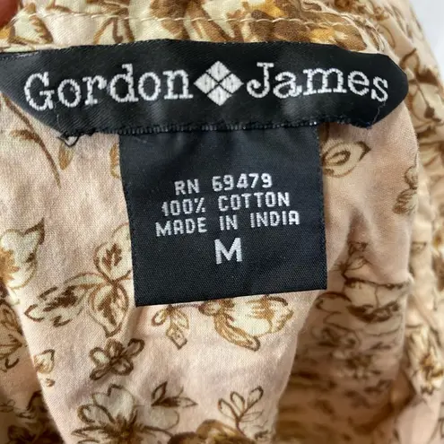Vtg Gordon James western style shirt medium Pink