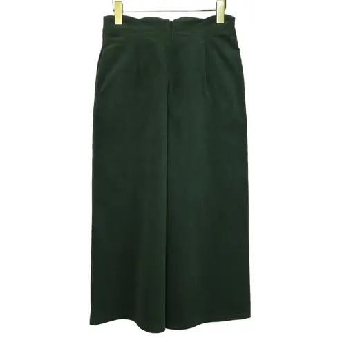 BP Urban Outfitters  Green Corduroy High Rise Wide Leg Pants Scallop Waist Small