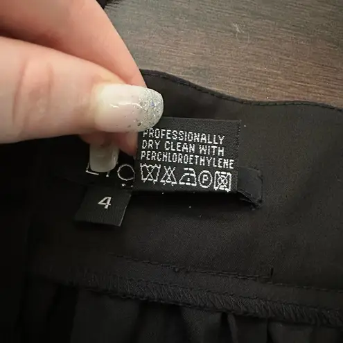 Etcetera black sleeveless tank top size 4