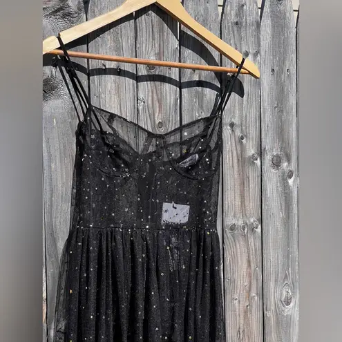 SHOWPO. STUNNING VIEW MAXI DRESS
Bodice Sheer Dress in Black Mesh NWT Size 2