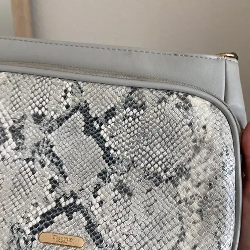 Dune London  grey snakeskin purse