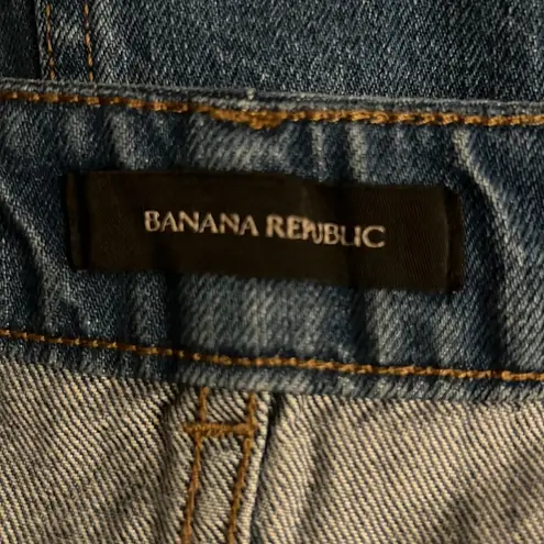 Banana Republic  Denim Button Down Skirt Size 4