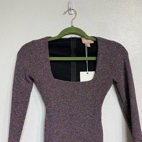 Show Me Your Mumu  Unreal Bodysuit in Rainbow Shimmy Shine Sz XS NWT