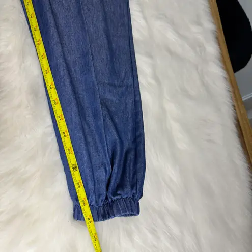 Robert Louis Denim Color Jogger Pants, Size Small