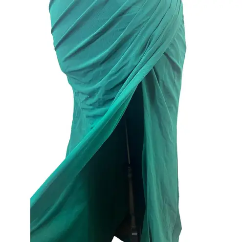 Dancing Queen Evergreen Long Thin Strap Dress